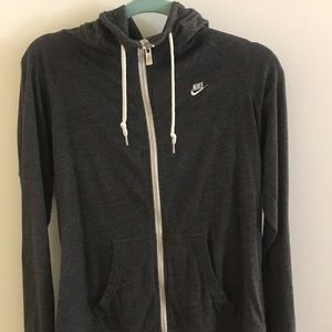 Nike Zip Up Hooded Sweatshirt